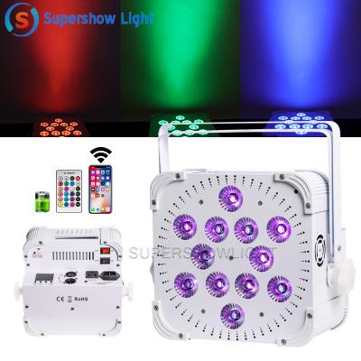 12X18W Wifi RGBWA+UV 6 in 1par lights